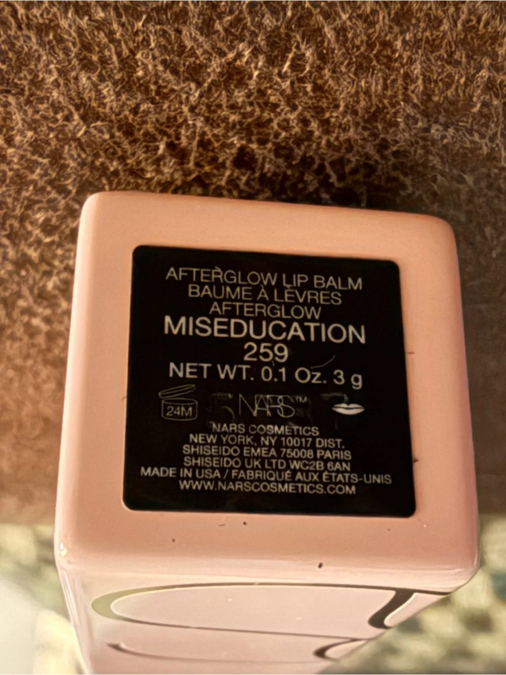 Nars lip balmNWT Miseduction a sheet cherry color 24 hr hydration vitamin E